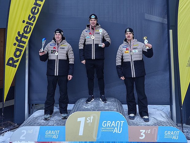 Podium allgemeine Klasse Herren 